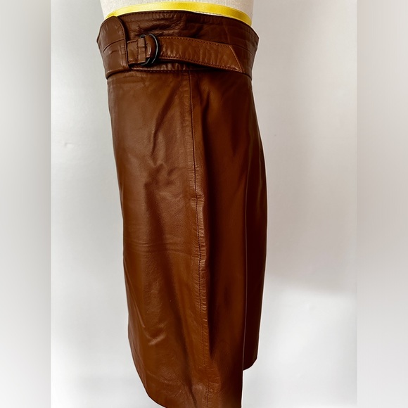 French Connection leather skirt - size 6 - Picture 3 of 6